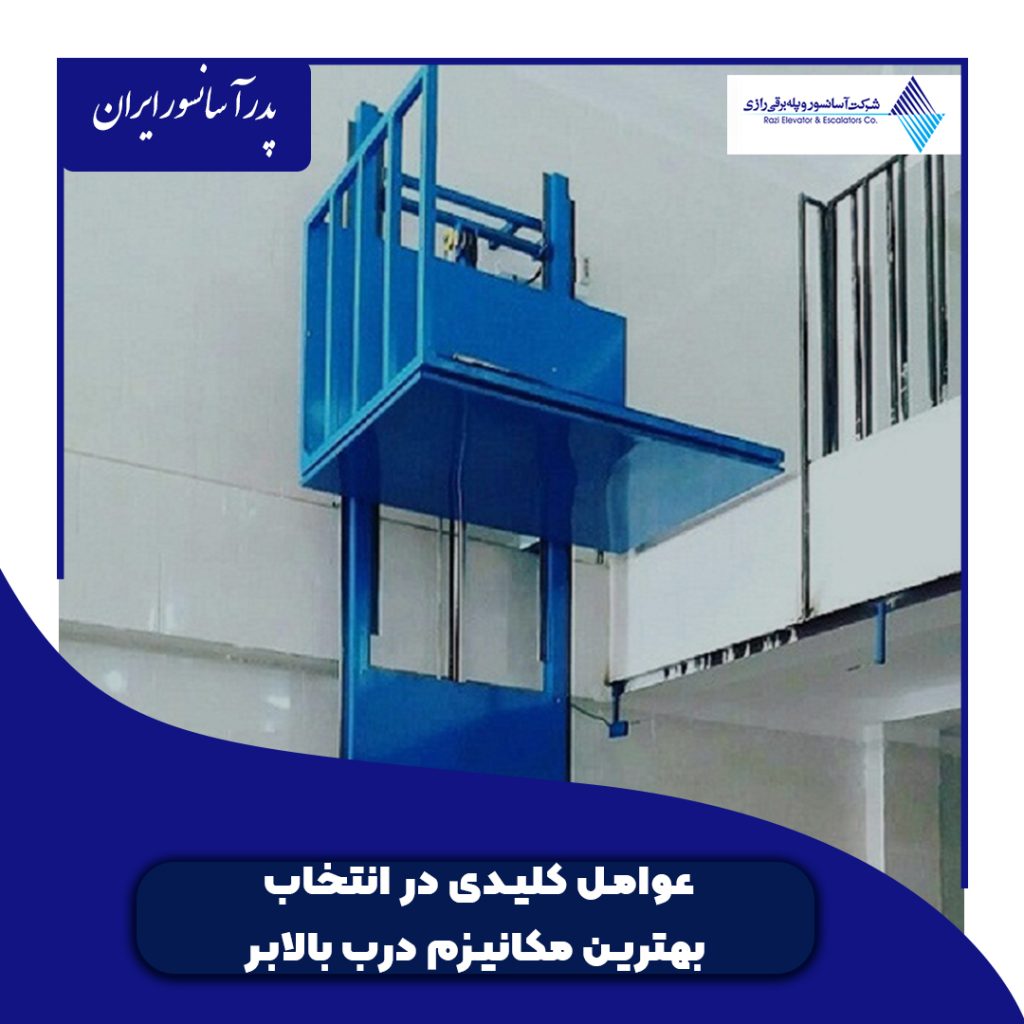 عوامل کلیدی در انتخاب بهترین مکانیزم درب بالابر