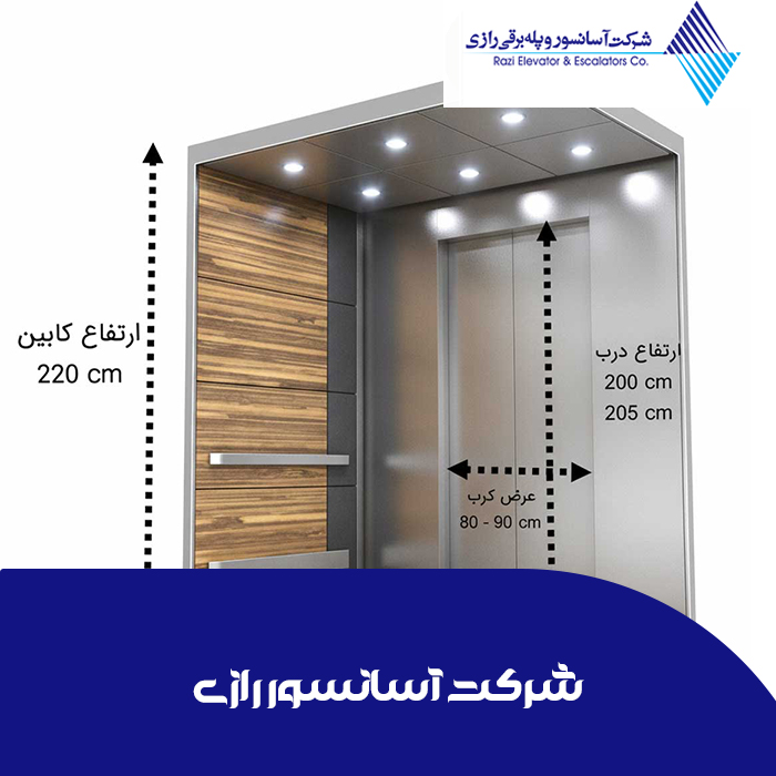 عوامل اصلی در تعیین ابعاد آسانسور